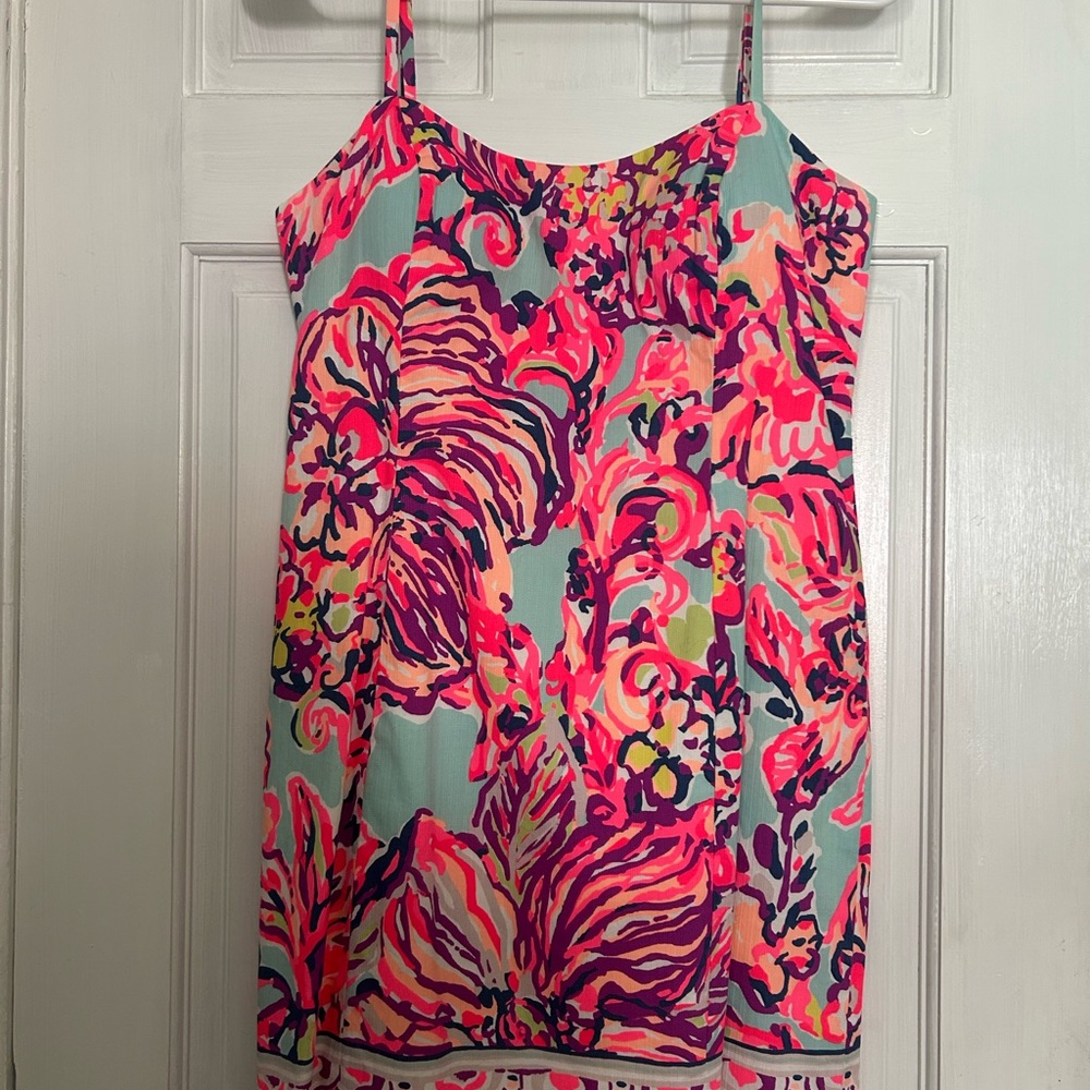 Vibrant Floral Spaghetti Strap Dress